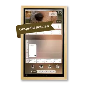 HIVE 22" Touchscreen Wood - gespreid betalen