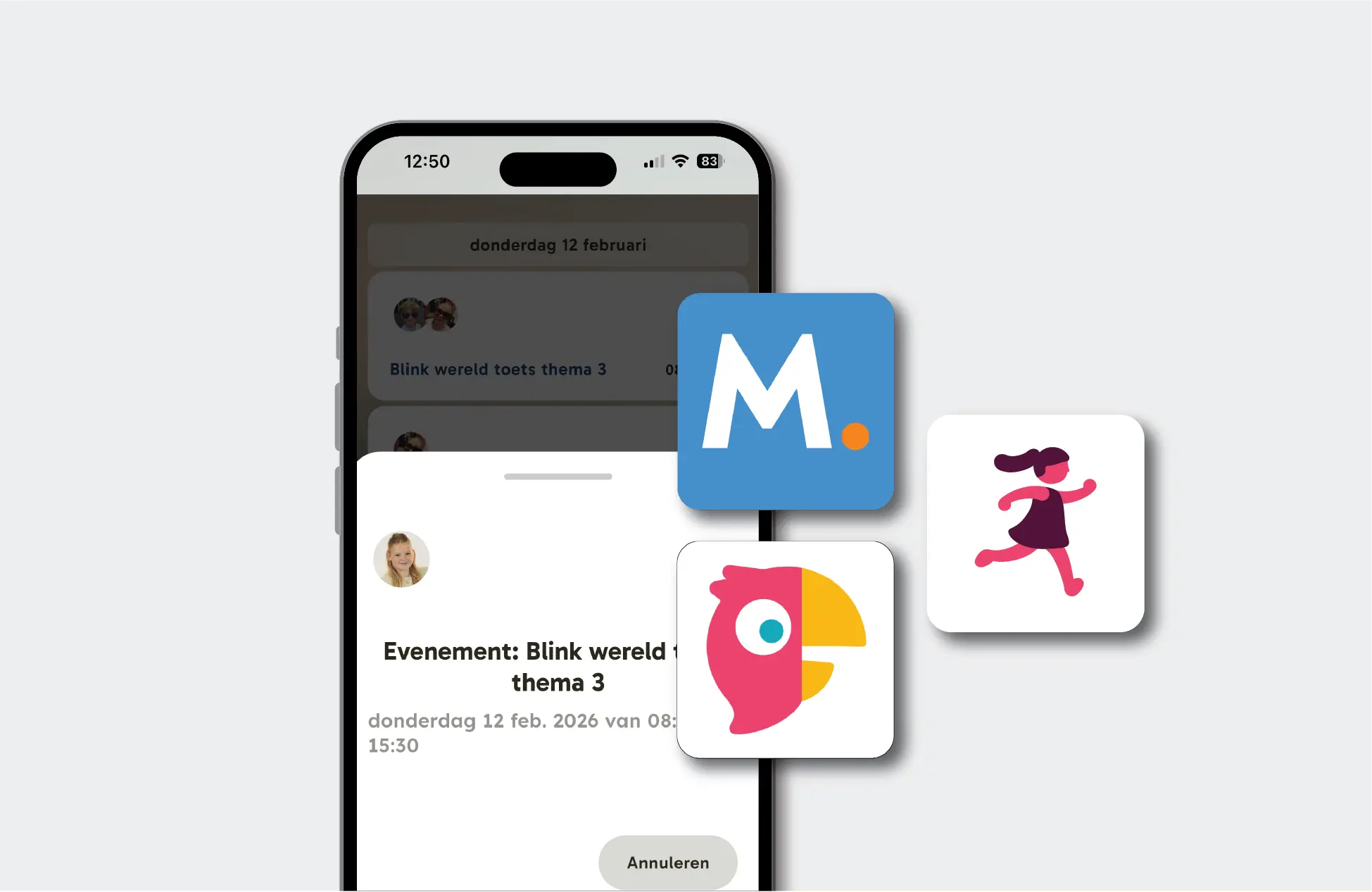 Digitale familieplanner schoolafspraken